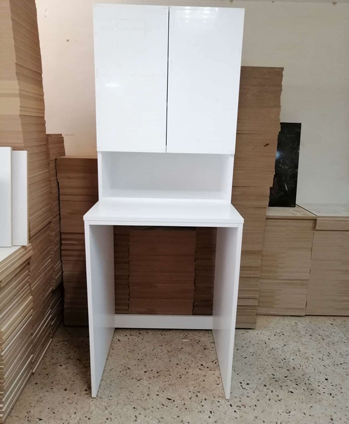 FUL MDF MEBRAN VE MDF KAPAK ÇAMAŞIR MAKİNASI DOLABI 2